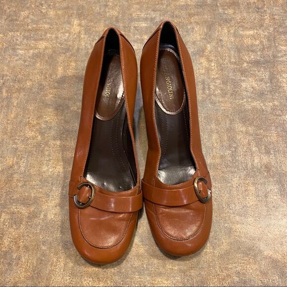 Vintage Enzo Angiolini Career Slip On Heels Size 8 - Picture 1 of 12